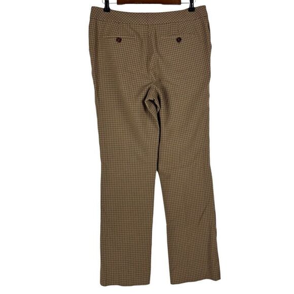 Talbots Signature Boot Dress plaid Pant size 10 - Picture 2 of 6